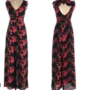 Anthropologie Tracy Reese floral jumpsuit